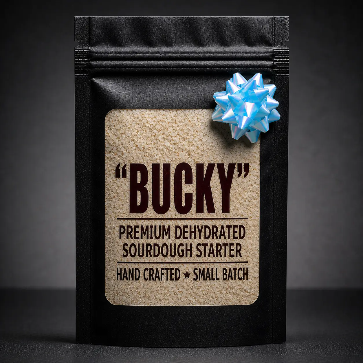 BUCKY - Sourdough Starter Dried for Baking Sourdough Bread - Established, Strong and Active, Dehydrated, Bake, Nata, Baking Powder Cookies Muffins Baked Flour
