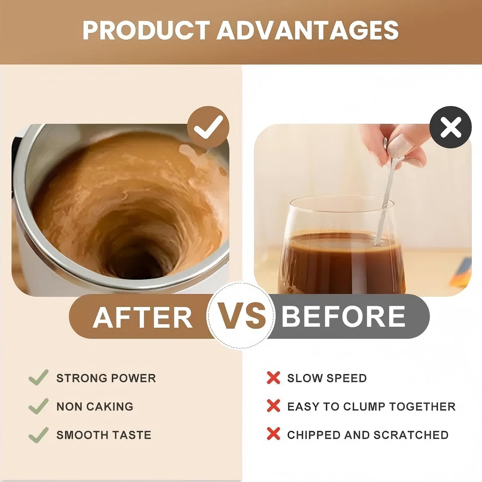 Electric Self-stirring Coffee Mug with Magnetic Stirring Cup Rechargeable Automatic Mixing Cup w/LCD Thermometer for Milk Cocoa at Office Kitchen Travel Drinkware Tumbler Electric Self-stirring Coffee Mug with Magnetic Stirring Cup Rechargeable Automatic Mixing Cup w/LCD Thermometer for Milk Cocoa at Office Kitchen Travel Drinkware Tumbler