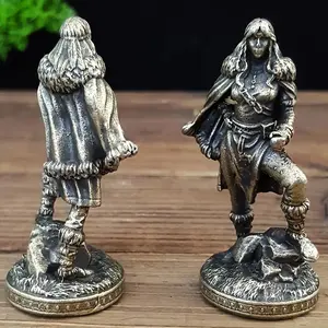 1pc Mini Female Warrior Incense Burner - Intricate Metal Design,Home Decor Fragrance Incense Stick Holder(Without Incense)