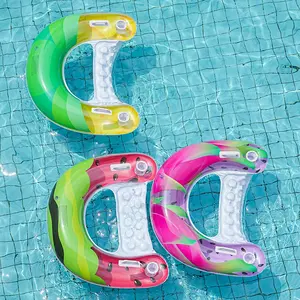 Inflatable Swim Ring, Cute Fruit Shape U-Shaped Pool Float, Perfect for Relaxing at Poolside, Beach, or Lake