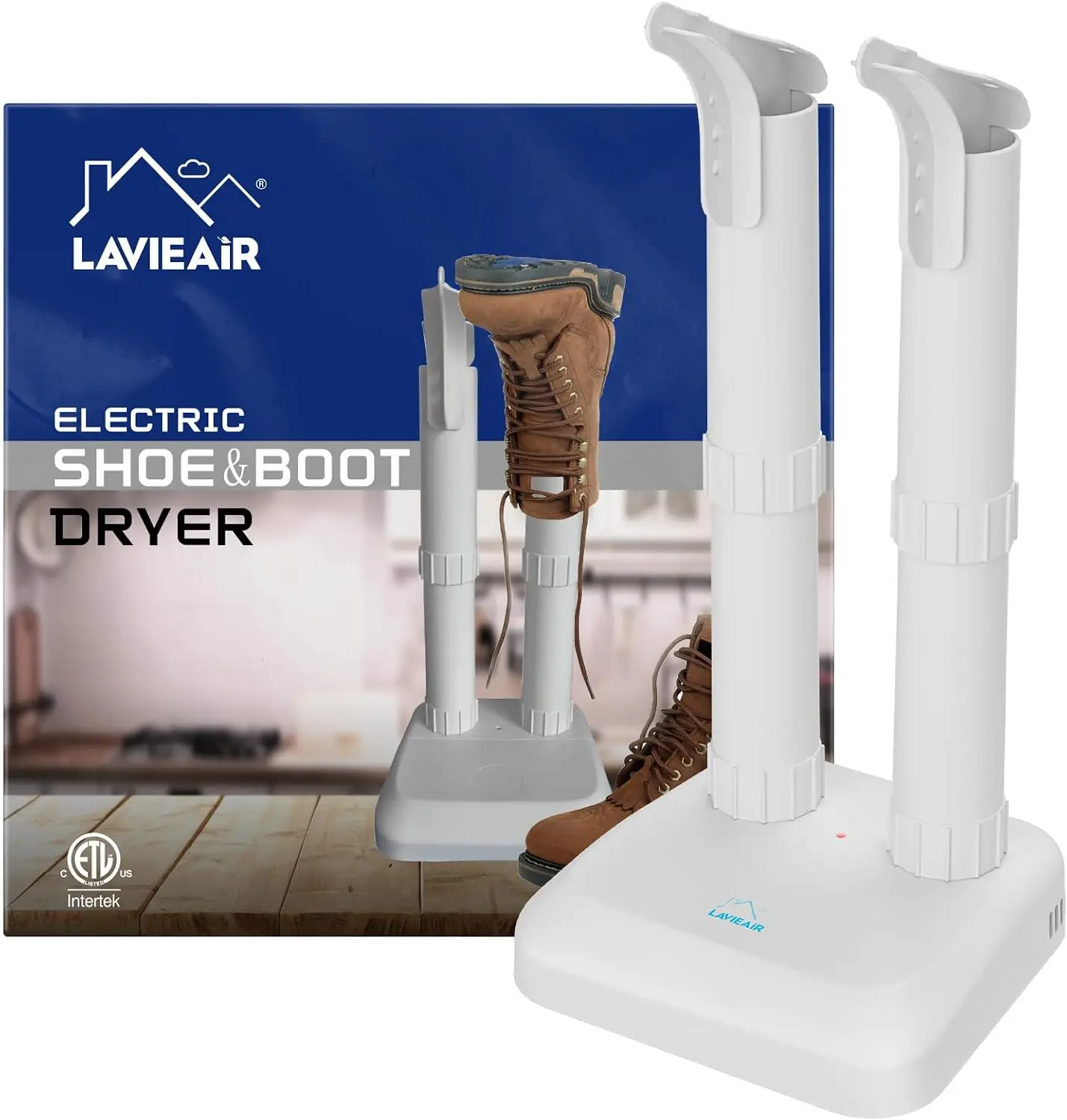Boot Dryer for Wet Shoes, Work Boots & Gloves, Warm Air Drying Machine Removes Moisture and Odor, Quiet Low Noise Operation, 36W Energy Saving Footwear Dryer for Home, Work and Outdoor Use