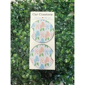 Hydrangeas Car Cup Coasters
