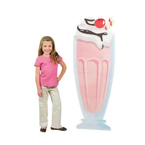 57" Milkshake Cardboard Cutout Stand-Up