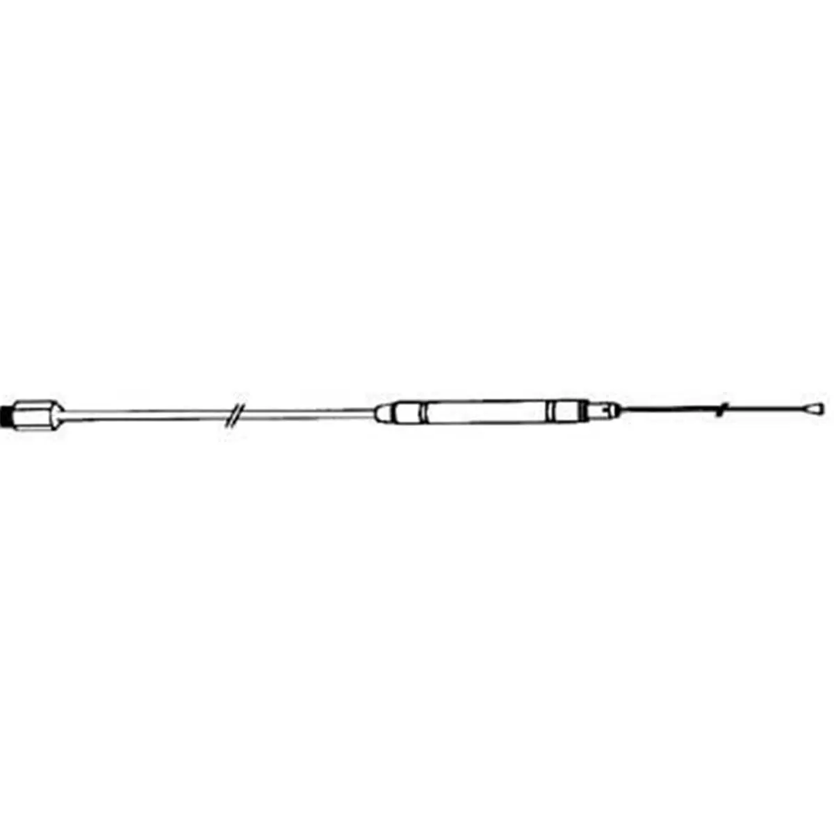 Hustler CB Radio Whip Antenna - 55 in. Stainless Steel Narrow Coil, .38 Center Load Position, 250W, 26-30MHz, 3/8 in x 24 Thread Mount, Great Range, Tough Construction (Boating Water Sports Accessory), Great Range And Tough Construction, Load Position: Ce