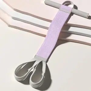2026 Knitting Fabric New Yoga Pedal Resistance Fabric Band with Handles Anti-Broken Elastic Sit Up Pull Rope for Sit Ups Elastic Rope Leg Sports Training