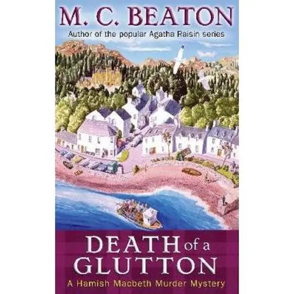 USED Book - Death of a Glutton (Hamish Macbeth Murder Mystery) by M. C. Beaton (Paperback) - english