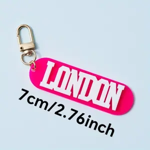 Custom Crystal Name Keychain - Personalized Letter Alphabet Keychain, Homecoming Festival Decorations, Single Individual Oval, Suitable for Backpack Decoration And Unique Birthday Gift Additions