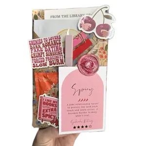 Floral Blind Date with a Book - Curated Surprise Book Bundle, Perfect for Book Clubs & Bookworms, Includes One Book & Bookish Goodies, Beautiful Books