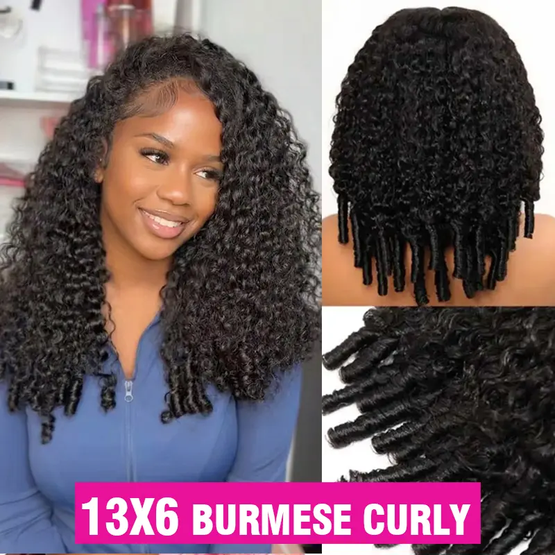 13x6 burmese curly