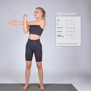 SUPAAC Women's 10-Inch High-Waisted Sporty Sports Shorts - Butter Soft, Comfortable for Yoga, Cycling