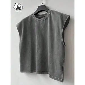 Men's Summer Casual Loose Fit Crew Neck Tank Top