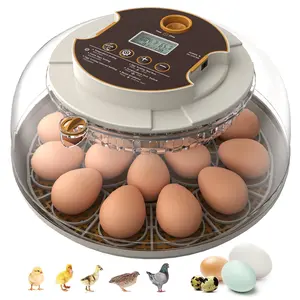 Incubators For Hatching Eggs 18 Egg Incubator With Automatic Turning And Humidity Control Chicken  Ducks Goose Quail Turkey Led Display Candler