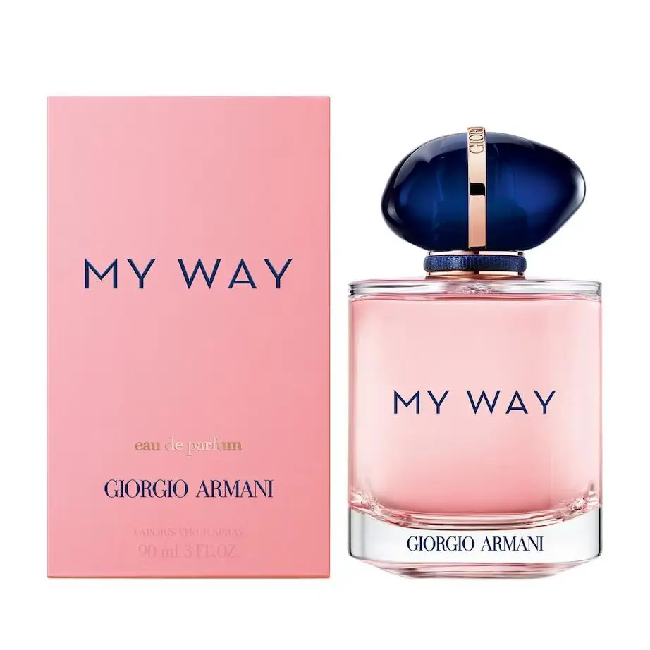 Women's Giorgio Armani My Way Eau De Parfum Spray - 3oz/90ml Luxury Long-Lasting Floral Designer Fragrance Infused with Orange Blossom, Tuberose, Vanilla, Ideal for Daily Wear, Gifting