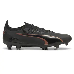 PUMA Mens Ultra Ultimate Soccer Cleats Cleated, Firm Ground - Black