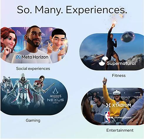 Meta Quest 3S Mixed Reality Headset - 128GB - 3-Month Meta Horizon+ Trial