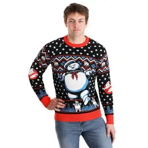 Adult Ghostbusters Stay Puft Marshmallow Man Sweater