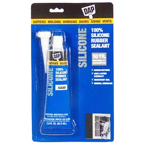 Dap Dow Corning 00684 Silicone Rubber Sealant, Invisible Waterproof Sealant for Water Sealing Home Improvement & Building Applications