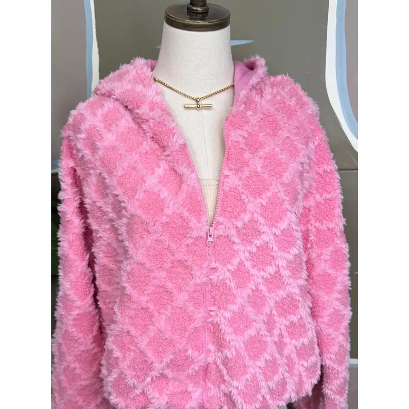 Pink Fleece Hoodie