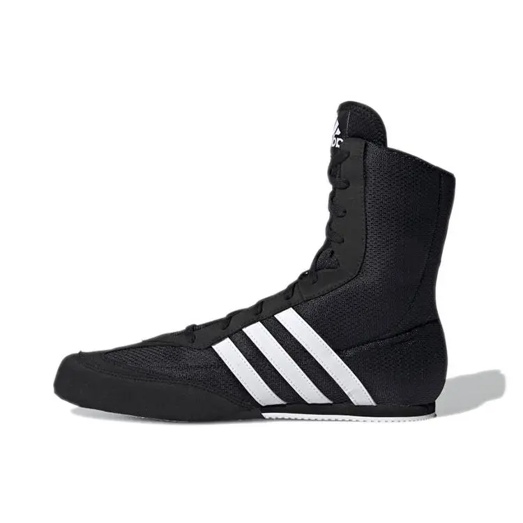 Men's Box Hog 2.0 High-Top Laced Boxing Boots - Black and White, Closed-Toe, All Seasons Casual Wear Training Footwear, Model FX0561