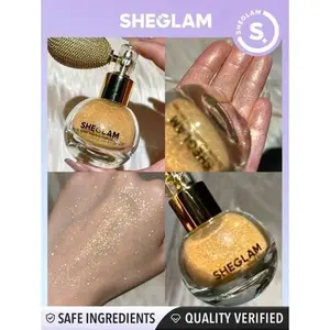 SHEGLAM Multi-use Glitter Body Highlighter Mist-Frosted Shimmer Body Bronzer Setting Spray Makeup SHEGLAM Multi-use Glitter Body Highlighter Mist-Frosted Shimmer Body Bronzer Setting Spray Makeup