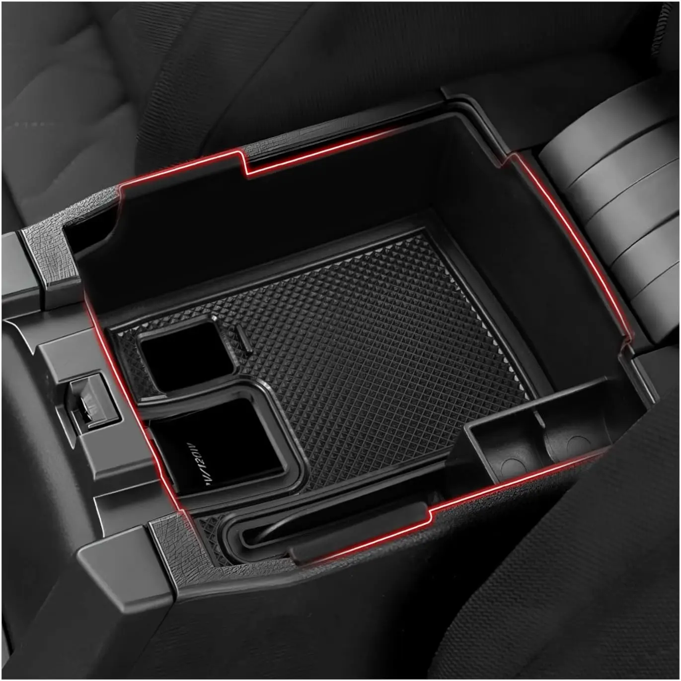 Center Console Organizer for 2019-2026 Toyota Corolla/ 2022-2026 Corolla Cross Accessories Car Armrest Storage Box Middle Console Tray Container with Non-Slip Silicone Mats