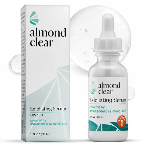 Level 2 Mandelic Acid Serum | Body Acne Treatment, Clear Butt Acne, Folliculitis, Fungal Acne, Hyperpigmentation, Ingrown Hairs | Daily Skincare, Safe for Sensitive Skin, Skin Repair, Fungus