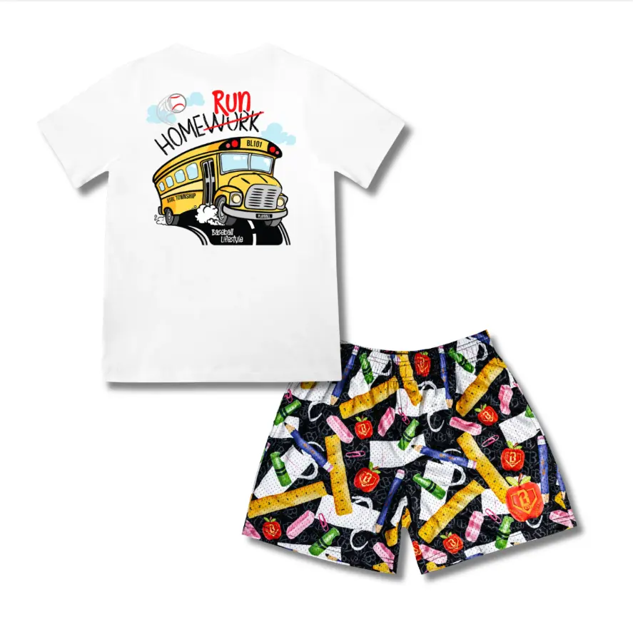 Baseball Lifestyle 101 First Day Fresh Shorts, Back To School Collection, Youth & Adult Athletic Shorts, Baseball Lifestyle Apparel, School Season Sportswear
