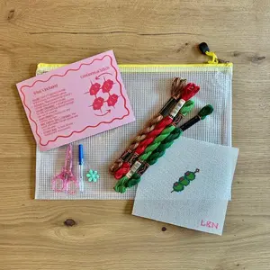 Mini Olives Needlepoint Beginner Kit