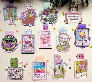 Magnetic Bookmark - Unique High-Quality Designs for Book Lovers & Booktok Readers - Perfect Gift for Her - Submerge into the Bookish World with Magnet Closure