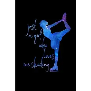 USED-Just a Girl Who Loves Ice Skating: Ice Skating Lovers Lined Diary, Journal, Notebook or List Book by Skate Dream Press (Paperback)