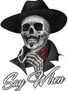 Say When Doc Holiday Sticker