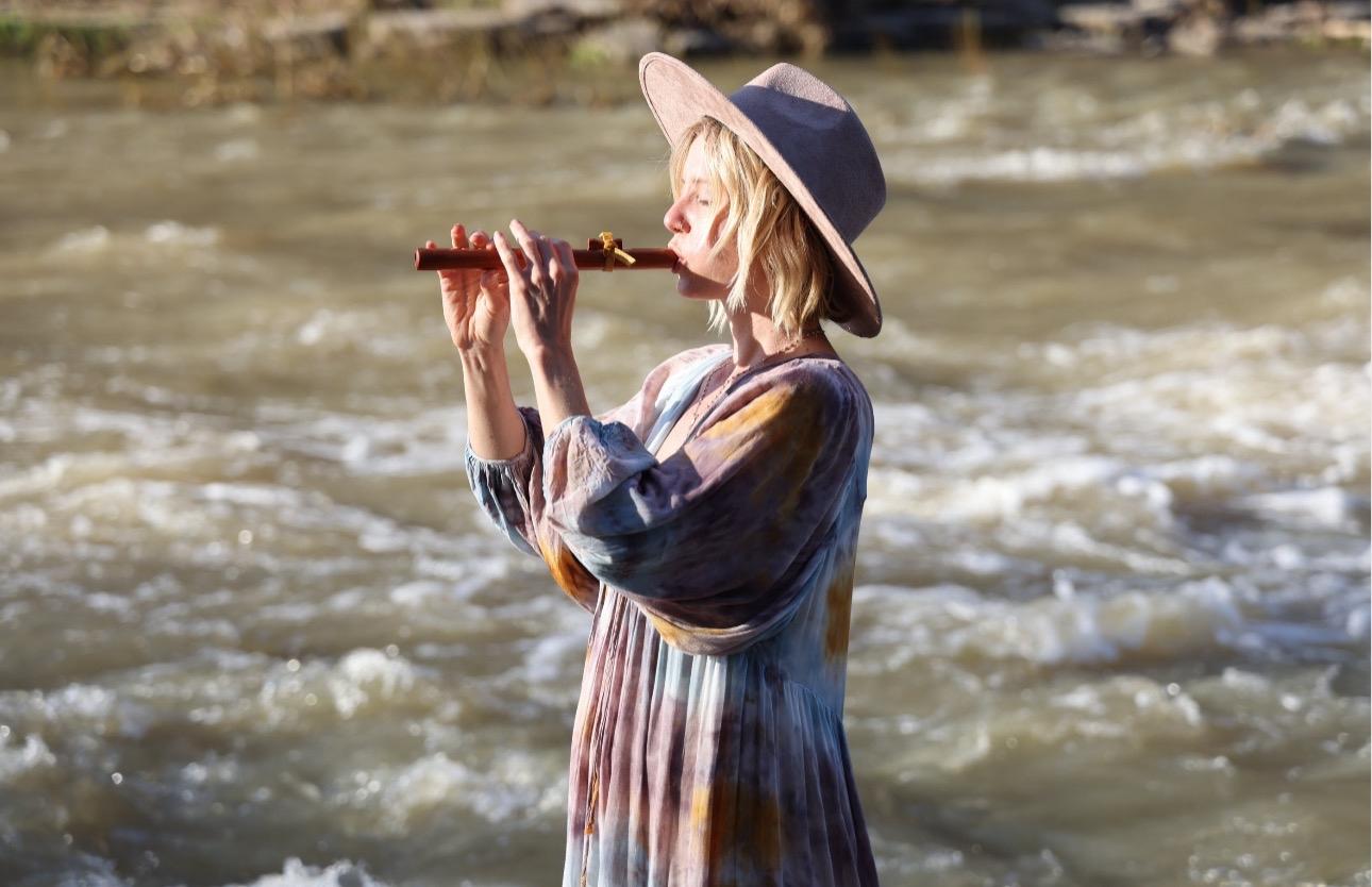 Handcrafted Cedar Key of G Wooden Trail Flute - 11 Inches Tuned to Key of G, Adjustable Wooden Piece, Unique Musical Gift, 1 lbs Handcrafted Cedar Key of G Wooden Trail Flute - 11 Inches Tuned to Key of G, Adjustable Wooden Piece, Unique Musical Gift, 1 lbs