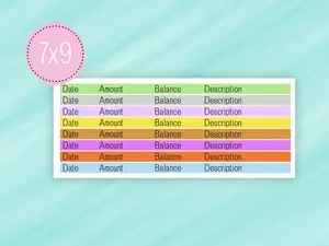 Spending Tracker Kit - Header Sheet