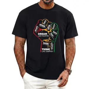 Inspiring Black Leaders Power Fist Hand Black History Month T-Shirt Golf Gift T-Shirt For Men And Women