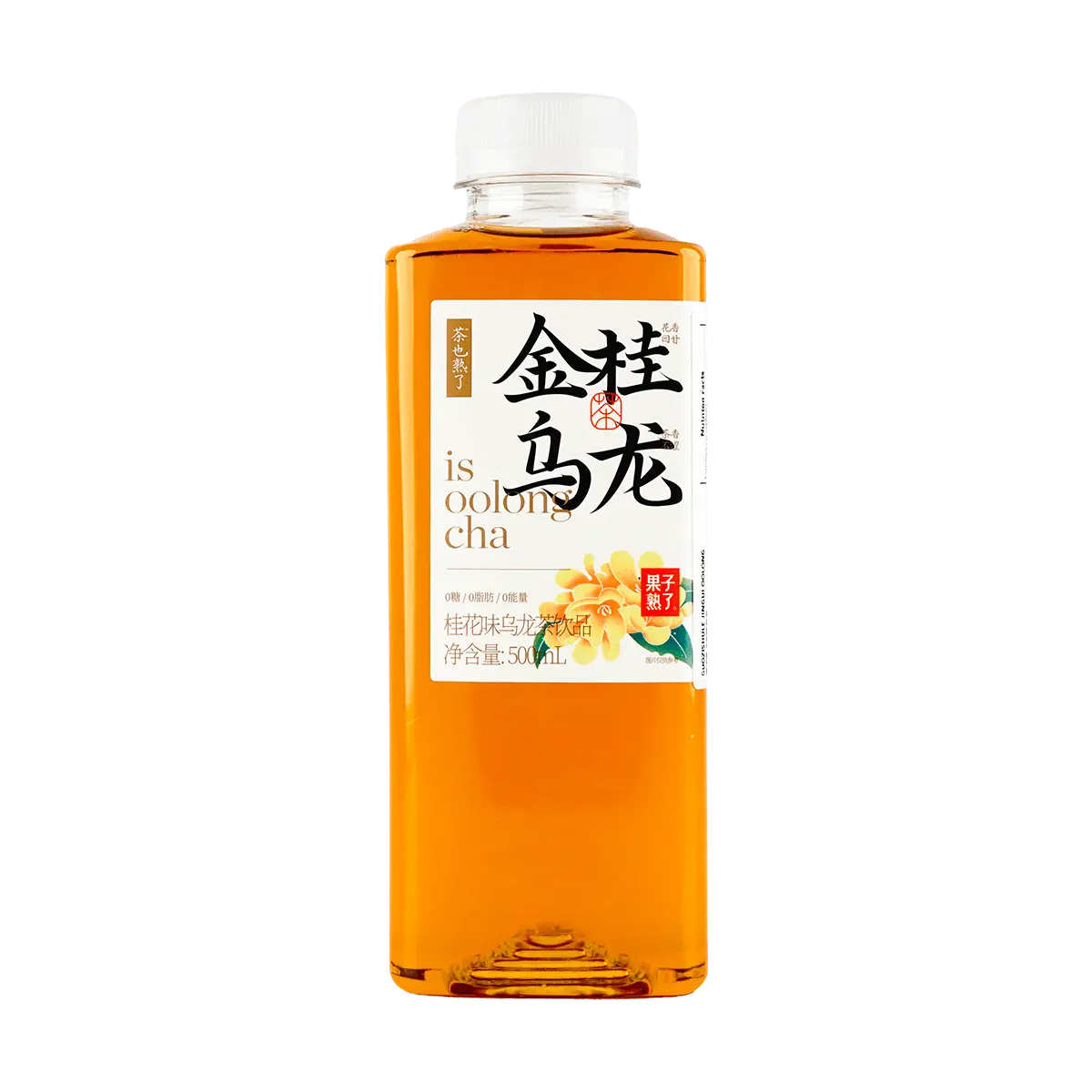 GZSL Osmanthus Oolong Tea Drink 500ml - Unsweetened, Floral Oolong Tea Beverage for Refreshment