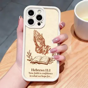 Biblical blessing theme American Trend Phone Case - Dual Soft Silicone & TPU Material, Compatible with iPhone 17 Pro Max/16/15/14/13/12/11 & Samsung Galaxy S23 Ultra/S24 Plus/S25/S22, Full-Rim Shockproof Protection!