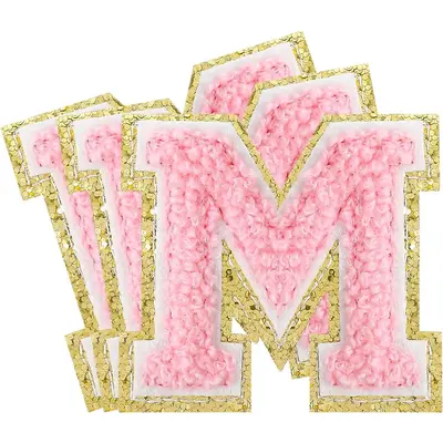 SOYCEV 4.5" Varsity Letter Patches Chenille Iron On Letters Large Letterman Jacket Patches For Clothing/Jacket/Varsity/Bag (Green, U