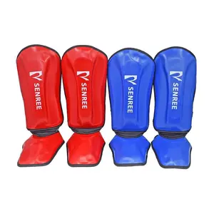 Professional Kickboxing, Muay Thai and MMA Shin Pads, Long-lasting protection for Karate and combat sports