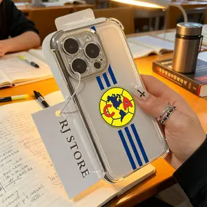 Football Club-Americas Phone Case Suitable for iPhone 17 16e 16 15 14 13 12 11 Mini Pro Max Air X XR XSMAX 8 7 Plus Anti Fall Transparent Soft Back Cover