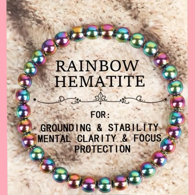 Rainbow Hematite Bracelet