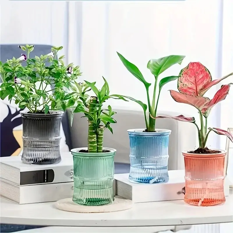 The Reservoir Planter | Self-Watering Desk Pot