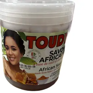 TOUDY African Jelly Soap Honey & Turmeric Clarifying & Exfoliating