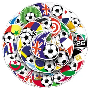 Soccer Ball Fridge Magnet, Broken Wall Football Sticker, Decorative for Kitchen & Locker, Sports Fan Gift, World Cup Theme, Waterproof PVC