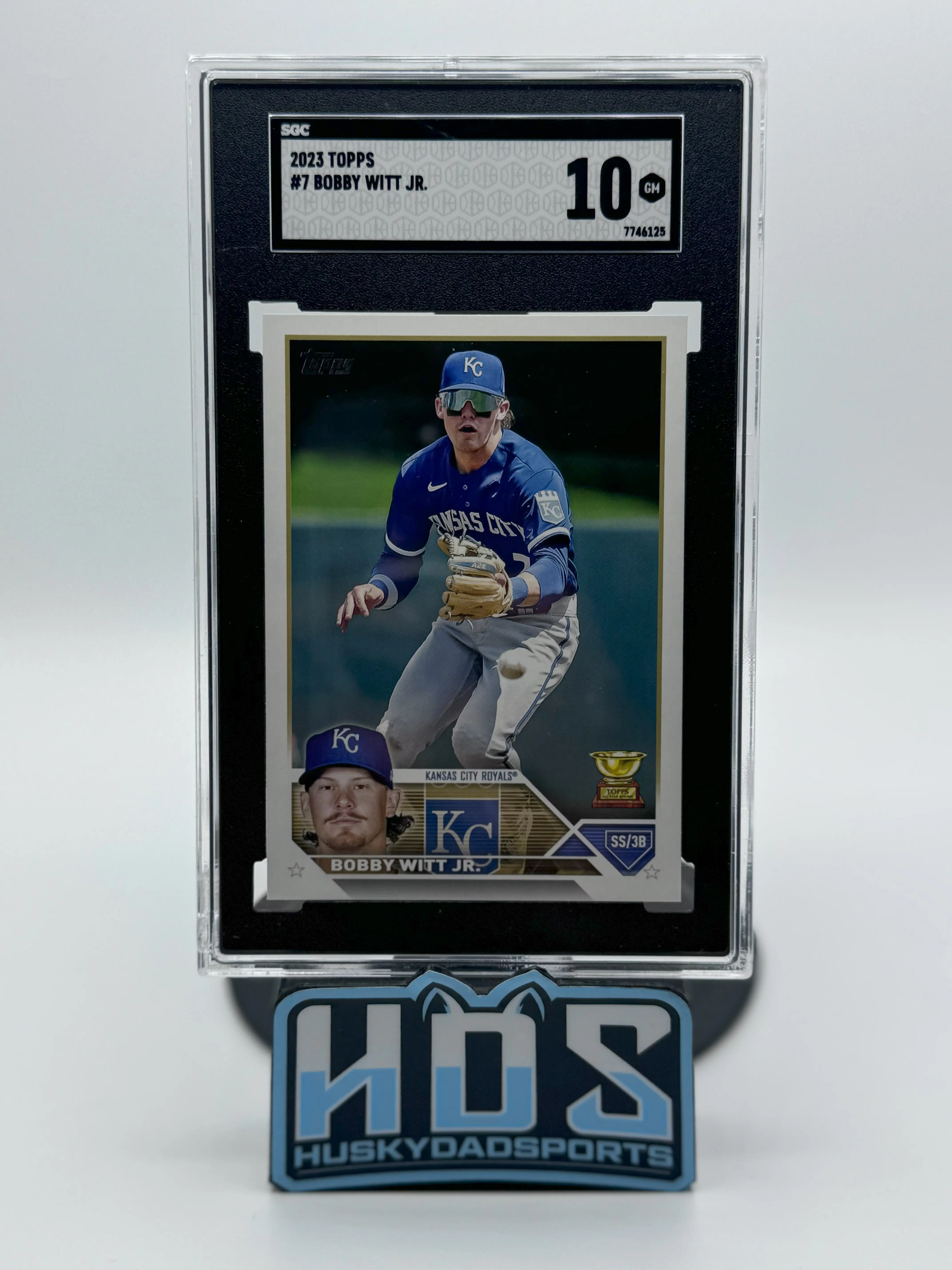Bobby Witt Jr. Sgc 2023 Topps Baseball #7 Base 10
