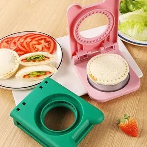 One piece Durable Sandwich Press - Stainless Steel & Plastic for Long-Lasting Use