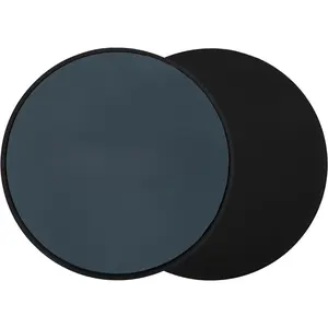 Exercise Core Sliders Dual Sided Gliding Discs for Abdominal & Core Workouts on Carpet or Hardwood Floors Lightweight Portable 0.5 Pounds