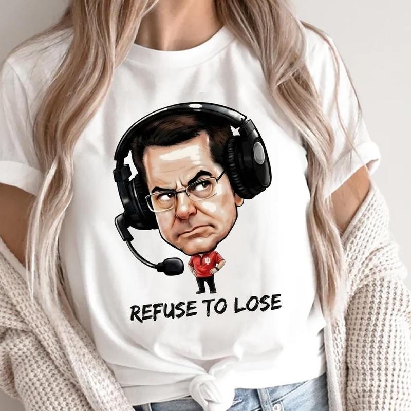 Curt Cignetti Refuse To Lose Shirt, Indiana Football Coach T-Shirt,IU Shirts, Bowl Champs Shirt, I Win Google Me Tee