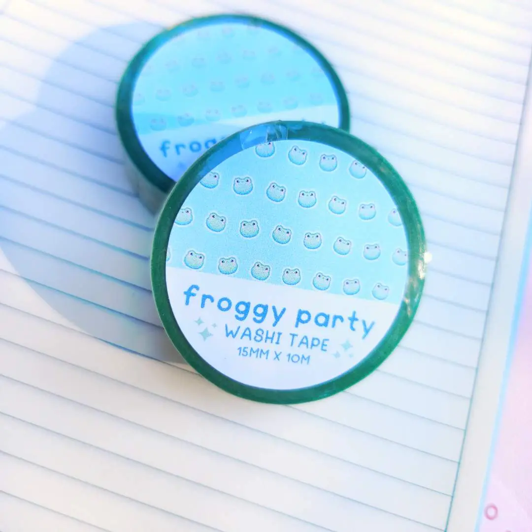 Froggy Party Washi Tape