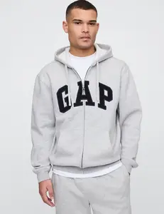 Relaxed Gap Logo Zip Hoodie