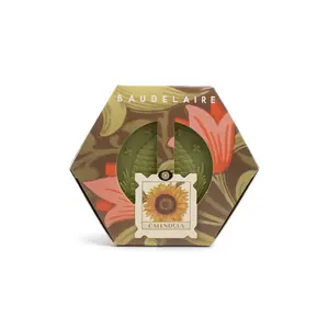 BAUDELAIRE Calendula Honey 3.5oz Artisan-Crafted Soap with Calendula Pure Honey Goat's Milk & Lanolin for Dry Delicate Skin